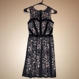 Black lace dress